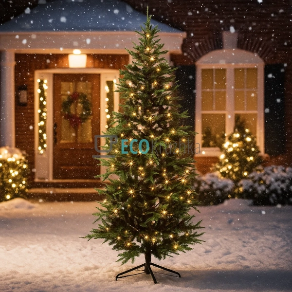 Штучна ялинка "Італійська" 180 см, 1213 гілок, 250 LED в ... Штучна ялинка "Італійська" 180 см, 1213 гілок, 250 LED в ...