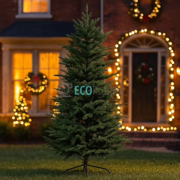 Штучна ялинка "Пані" 183 см, 1925 гілок, на металевій пі ...