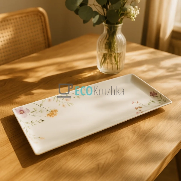 Порцелянове блюдо "Весняна і ... Порцелянове блюдо "Весняна і ...