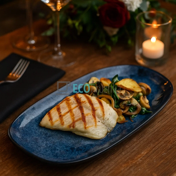 Блюдо овальне керамічне Casual 31 х 15см, Cиній (344-223 ... Блюдо овальне керамічне Casual 31 х 15см, Cиній (344-223 ...