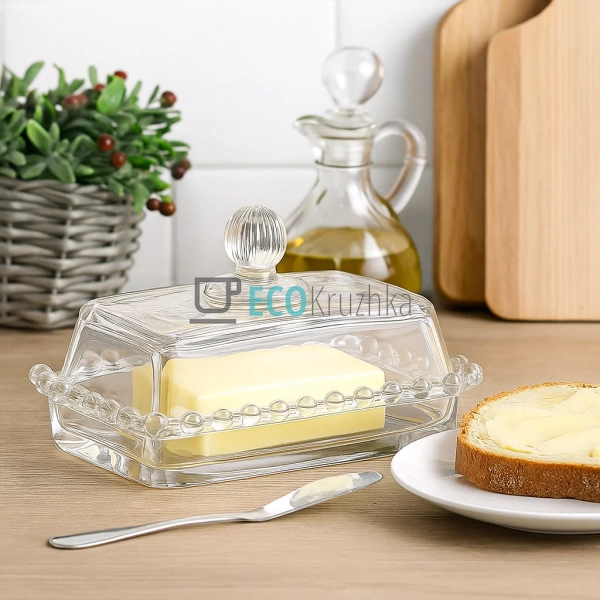 Маслянка скляна Bauble 16.8х10.5х9.5 см (992-013)