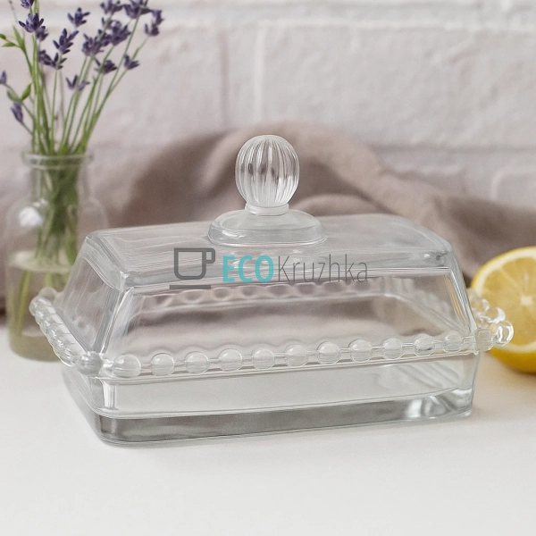 Маслянка скляна Bauble 16.8х10.5х9.5 см (992-013)