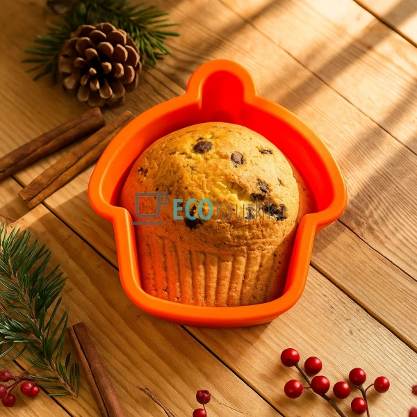 Силіконова форма для випічки Тістечко помаранчевий (SE08 ...