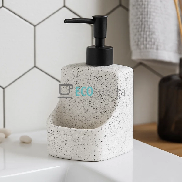 Дозатор "White Stone" для рідкого мила та мийного засобу ... Дозатор "White Stone" для рідкого мила та мийного засобу ...