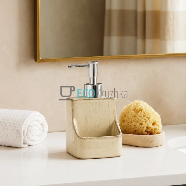 Дозатор "Комфорт" для рідкого мила та мийного засобу з т ... Дозатор "Комфорт" для рідкого мила та мийного засобу з т ...