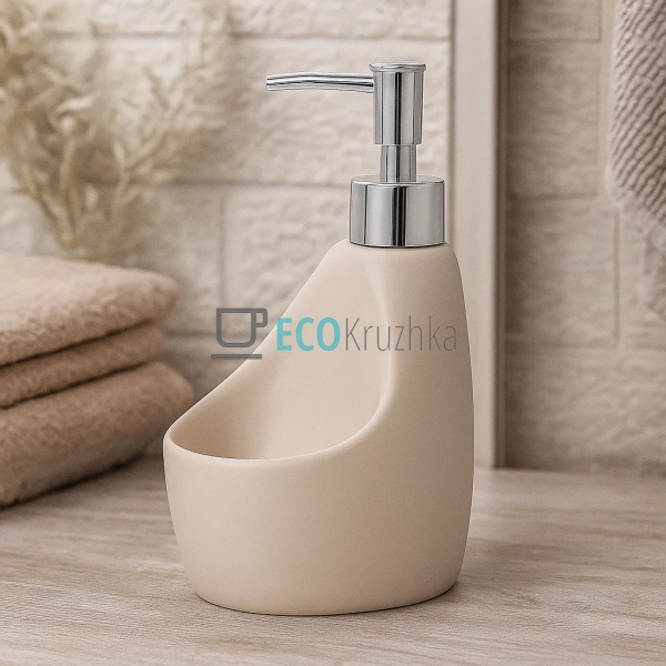 Дозатор для рідкого мила та мийного засобу з тримачем дл ... Дозатор для рідкого мила та мийного засобу з тримачем дл ...