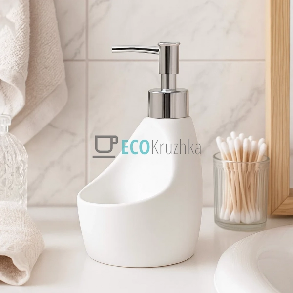 Дозатор для рідкого мила та мийного засобу з тримачем дл ... Дозатор для рідкого мила та мийного засобу з тримачем дл ...