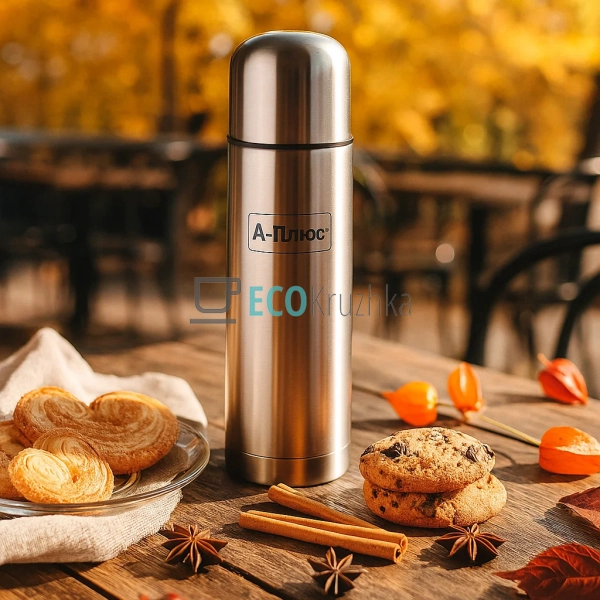 Термос з чашкою та чохлом 500 мл A-Plus EK1752L Термос з чашкою та чохлом 500 мл A-Plus EK1752L