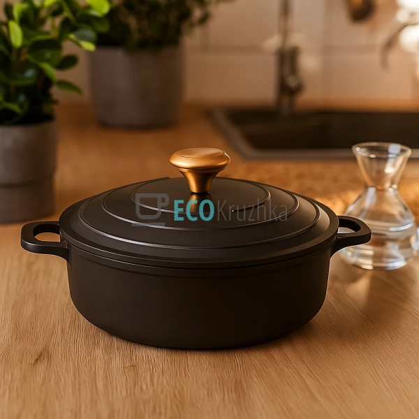 Сотейник з антипригарним мармуровим покриттям з алюмініє ... Сотейник з антипригарним мармуровим покриттям з алюмініє ...