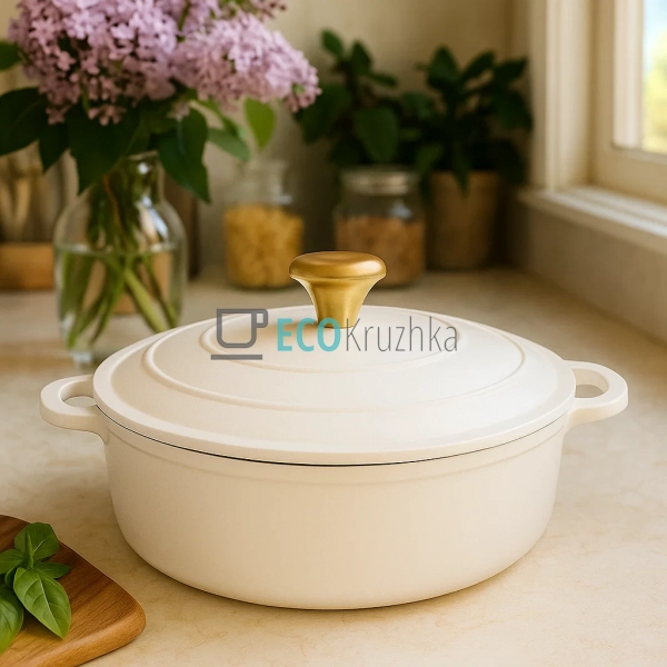 Сотейник з антипригарним мармуровим покриттям з алюмініє ... Сотейник з антипригарним мармуровим покриттям з алюмініє ...