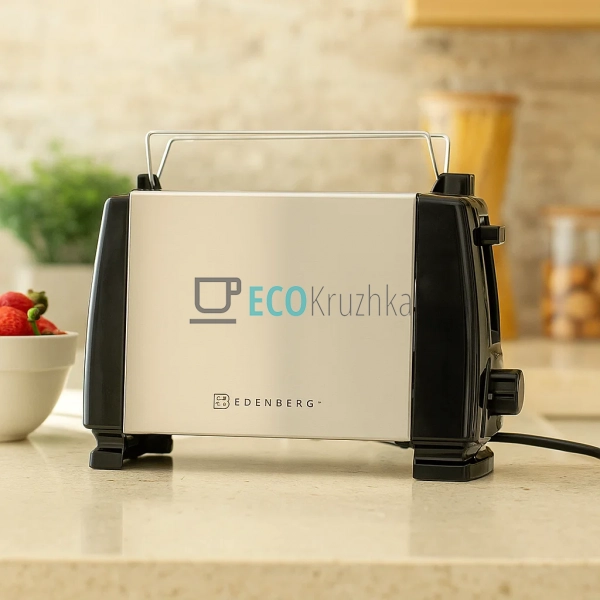 Автоматичний тостер Edenberg на 2 скибочки, 7 режимів н ... Автоматичний тостер Edenberg на 2 скибочки, 7 режимів н ...