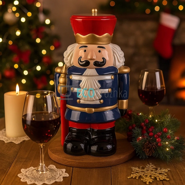 Банка для солодощів "Лускунчик", 1.5 л, синя (827-875)