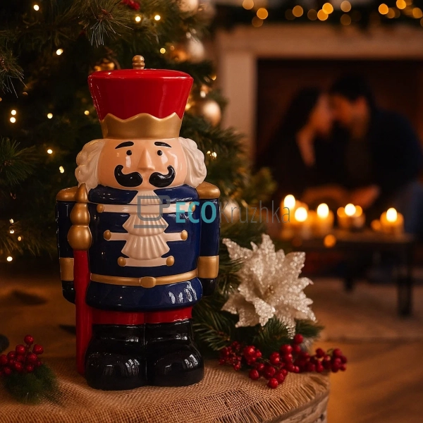 Банка для солодощів "Лускунчик", 1.5 л, синя (827-875)