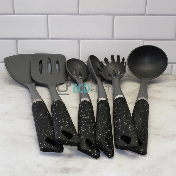 Кухонний набір Edenberg, 7 предметів, Сірий EB-3605