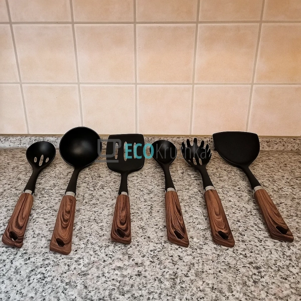 Кухонний набір Edenberg, 7 предметів, Коричневий EB-3605