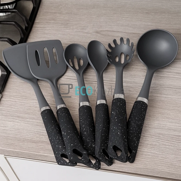 Кухонний набір Edenberg, 7 предметів, Чорний EB-3605