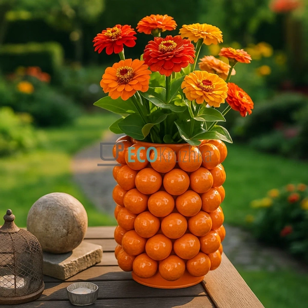 Порцелянова декоративна ваза Orange 22.5 х 32.5 см (457- ... Порцелянова декоративна ваза Orange 22.5 х 32.5 см (457- ...