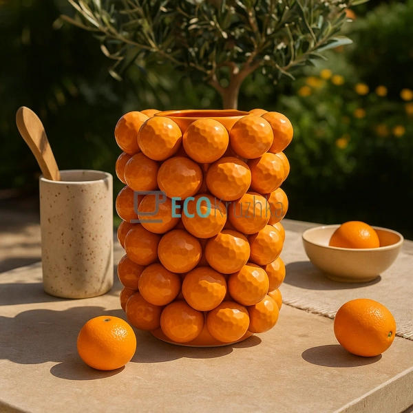 Порцелянова декоративна ваза Orange 22.5 х 32.5 см (457- ... Порцелянова декоративна ваза Orange 22.5 х 32.5 см (457- ...