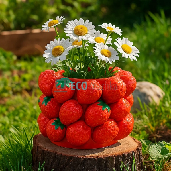 Порцелянова декоративна ваза Strawberry 26 × 20 см (457- ... Порцелянова декоративна ваза Strawberry 26 × 20 см (457- ...
