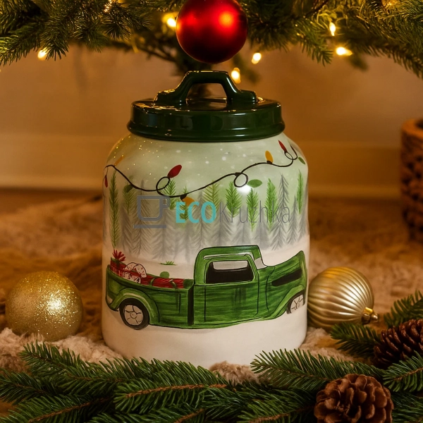 Керамічна банка 2,5 л «Зимова казка» (DK011-N) Керамічна банка 2,5 л «Зимова казка» (DK011-N)