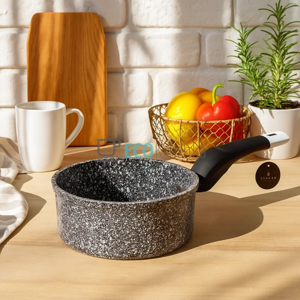 Ківш 1.3л, з кришкою, литий алюміній Edenberg EB-3327 Ківш 1.3л, з кришкою, литий алюміній Edenberg EB-3327