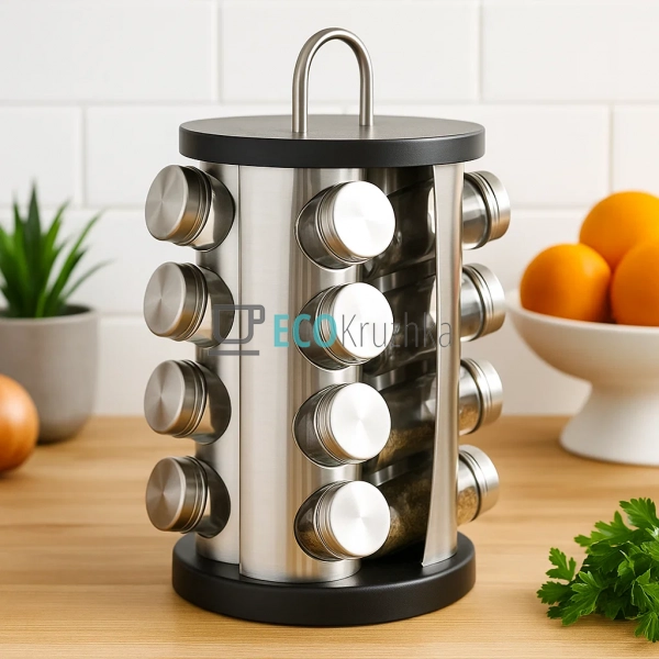 Набір для спецій карусель на 16 ємностей Edenberg EB-402 ...