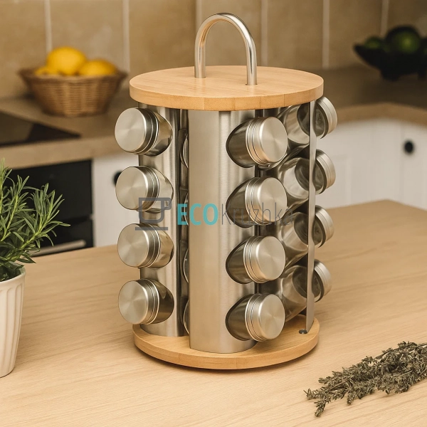 Набір для спецій карусель на 16 ємностей Edenberg EB-402 ... Набір для спецій карусель на 16 ємностей Edenberg EB-402 ...