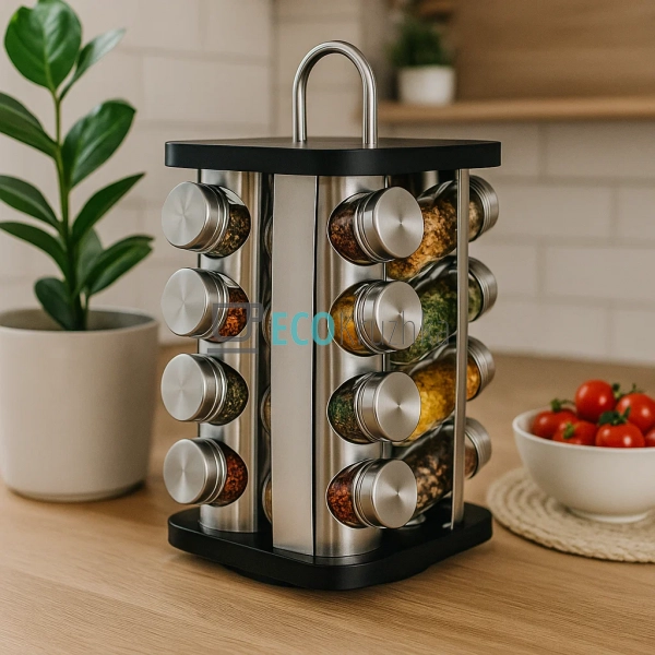 Набір для спецій карусель на 16 ємностей Edenberg EB-402 ... Набір для спецій карусель на 16 ємностей Edenberg EB-402 ...