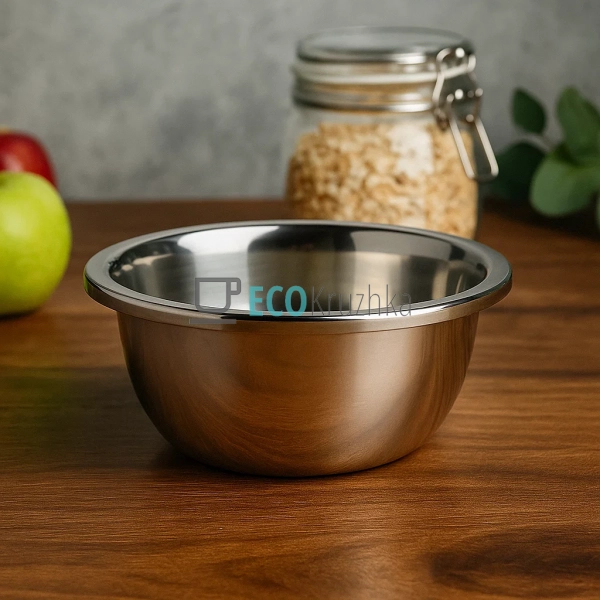 Глибока тарілка-миска з нержавіючої сталі 18x8.3 см Eden ... Глибока тарілка-миска з нержавіючої сталі 18x8.3 см Eden ...