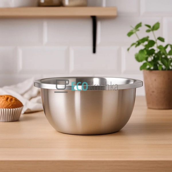 Глибока тарілка-миска з нержавіючої сталі 24x10,2 см Ede ... Глибока тарілка-миска з нержавіючої сталі 24x10,2 см Ede ...