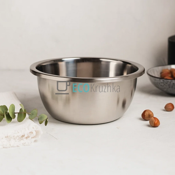 Глибока тарілка-миска з нержавіючої сталі 26x10,8 см Ede ... Глибока тарілка-миска з нержавіючої сталі 26x10,8 см Ede ...