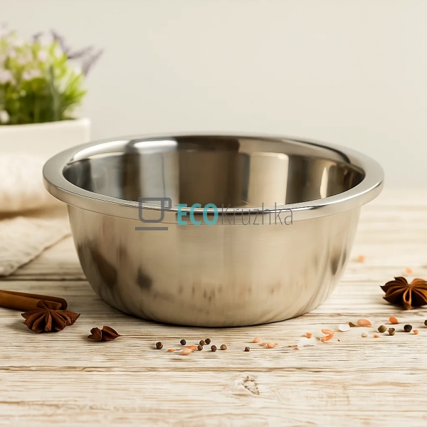 Глибока тарілка-миска з нержавіючої сталі 30x12 см Edenb ... Глибока тарілка-миска з нержавіючої сталі 30x12 см Edenb ...