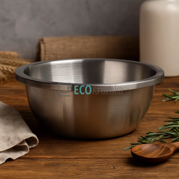 Глибока тарілка-миска з нержавіючої сталі 32x12,5 см Ede ... Глибока тарілка-миска з нержавіючої сталі 32x12,5 см Ede ...