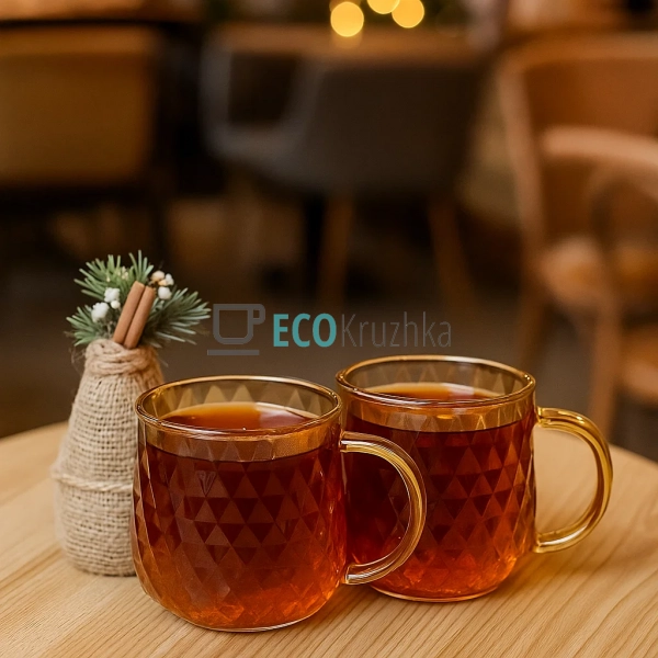 Набір з 2 чашок "Burshtyn", 350 мл, HO_PE (77-10-1) Набір з 2 чашок "Burshtyn", 350 мл, HO_PE (77-10-1)