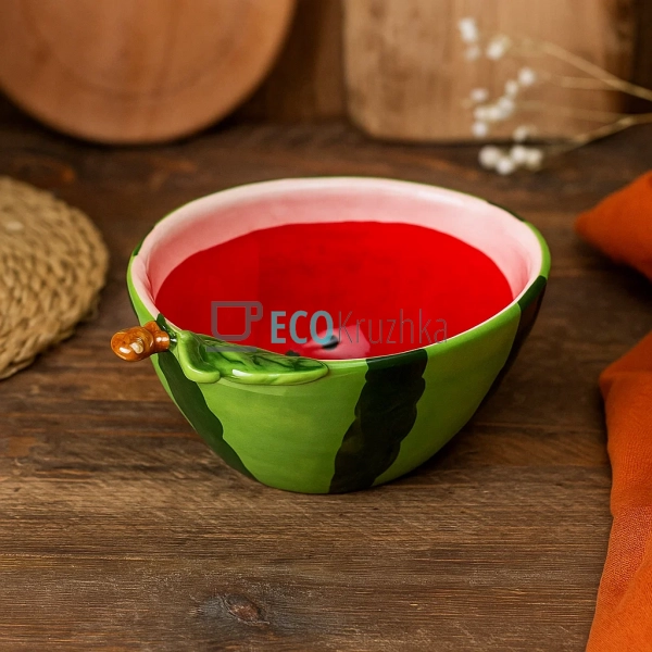Керамічний салатник "Watermelon" 450 мл, 15.8x11.9x7 см ... Керамічний салатник "Watermelon" 450 мл, 15.8x11.9x7 см ...
