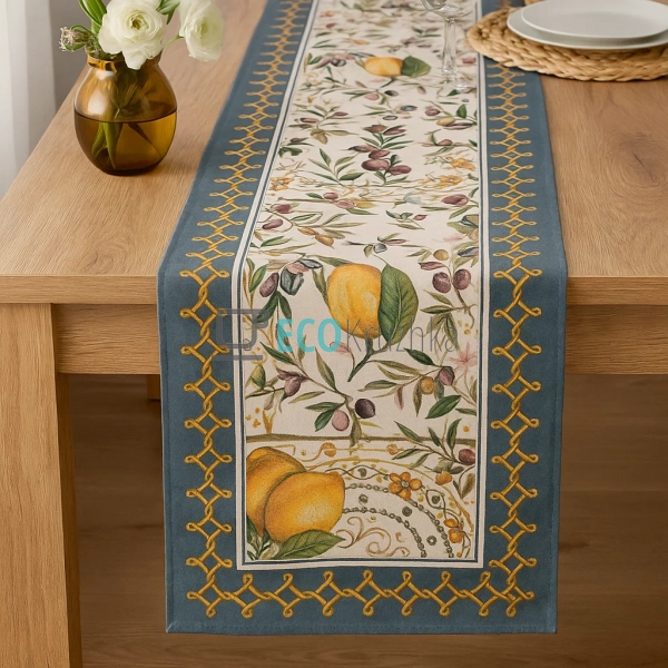 Ранер гобеленовий на стіл Лимони 45 х 140 см (041-45LIMA ...