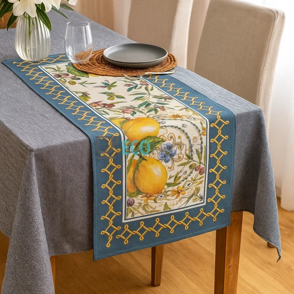 Ранер гобеленовий на стіл Лимони 37 х 100 см (041-37LIMA ...