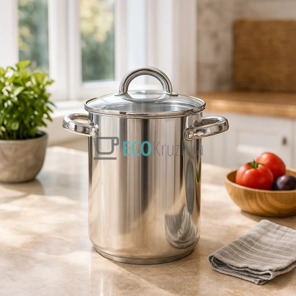 Каструля для спаржі та пасти 4л Ø16 х 21 см з нержавіючо ... Каструля для спаржі та пасти 4л Ø16 х 21 см з нержавіючо ...