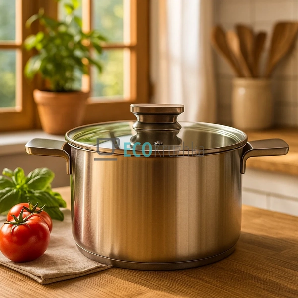 Каструля нержавіюча 3.4л професійна з кришкою Maestro MR ... Каструля нержавіюча 3.4л професійна з кришкою Maestro MR ...