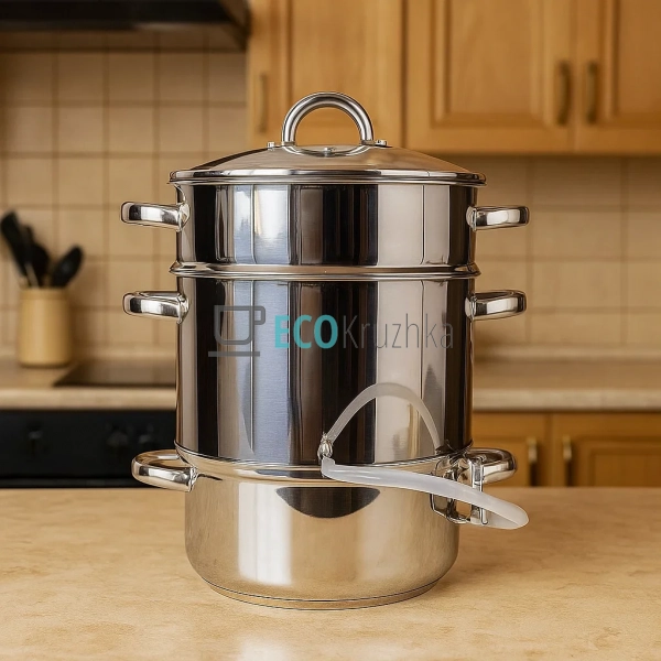 Соковарка нержавіюча 8 л Maestro (MR-1030) Соковарка нержавіюча 8 л Maestro (MR-1030)