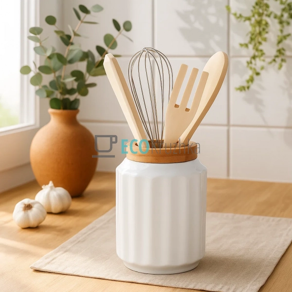 Підставка для кухонних приладів 25 см Naturel (289-385)