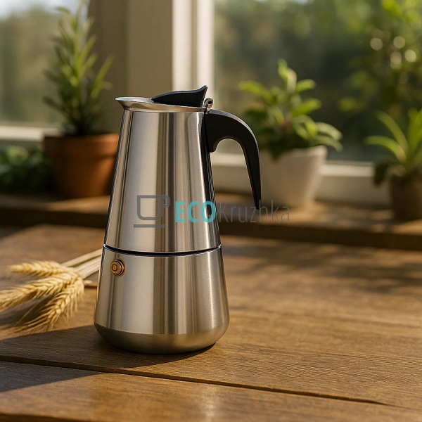 Гейзерна кавоварка 4 чашки Interos PD1-400