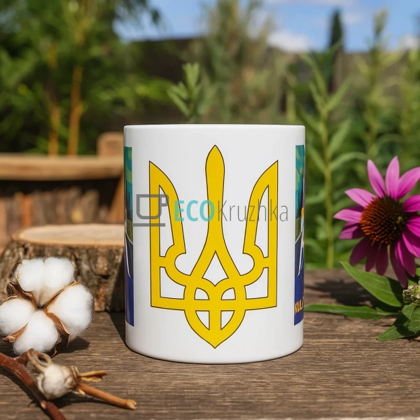 Чашка керамічна 330 мл Переходь на Українську EK12728
