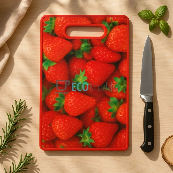 Дошка кухонна обробна 3D малюнок 367 х 225 х 11 мм Полун ... Дошка кухонна обробна 3D малюнок 367 х 225 х 11 мм Полун ...