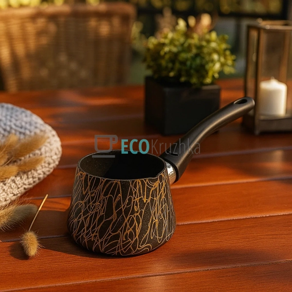 Турка Ardesto BLACK MARS, 0.5 л, граніт, бакелітова ручк ... Турка Ardesto BLACK MARS, 0.5 л, граніт, бакелітова ручк ...