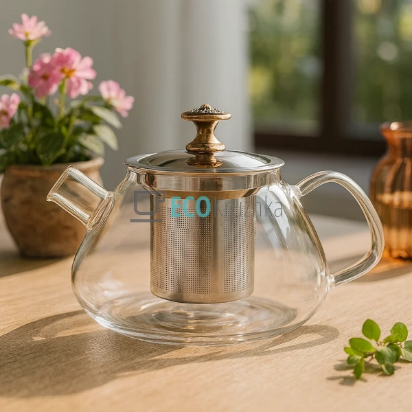 Заварювальний чайник 700 мл Ofenbach із ситечком (OF-100 ... Заварювальний чайник 700 мл Ofenbach із ситечком (OF-100 ...