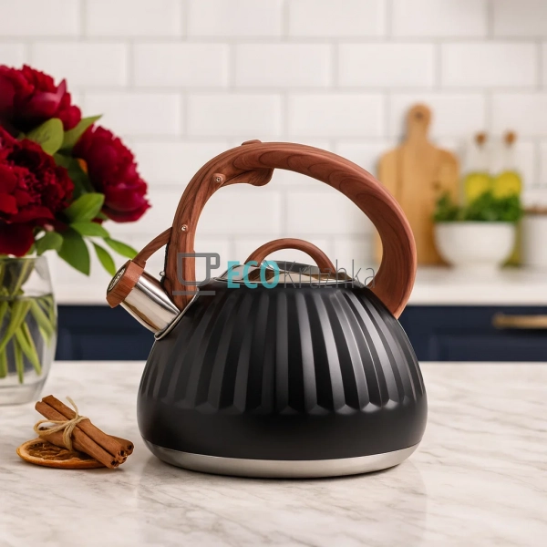 Чайник Ardesto Gemini, 2.5 л, чорний, нержавіюча сталь ( ... Чайник Ardesto Gemini, 2.5 л, чорний, нержавіюча сталь ( ...