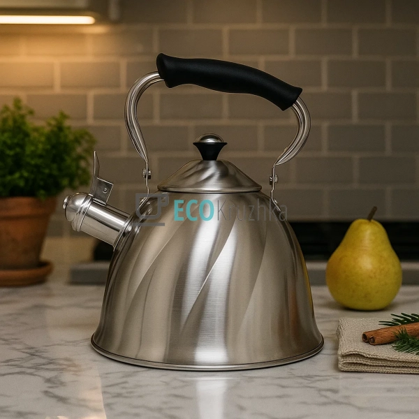 Чайник 3 л з нержавіючої сталі зі свистком і нейлонової  ...