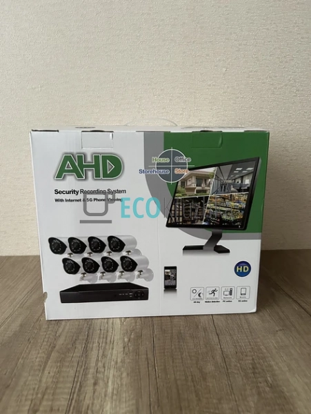 Комплект відеоспостереження AHD KIT 8 камер D001‑8 (JU-6 ... Комплект відеоспостереження AHD KIT 8 камер D001‑8 (JU-6 ...