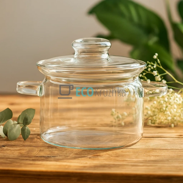 Каструля 1.5л скляна з кришкою Simax Nyko s520 Каструля 1.5л скляна з кришкою Simax Nyko s520